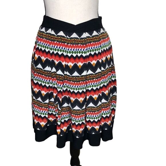 Anthropologie fei Aztec Style Print Skirt - Picture 1 of 11